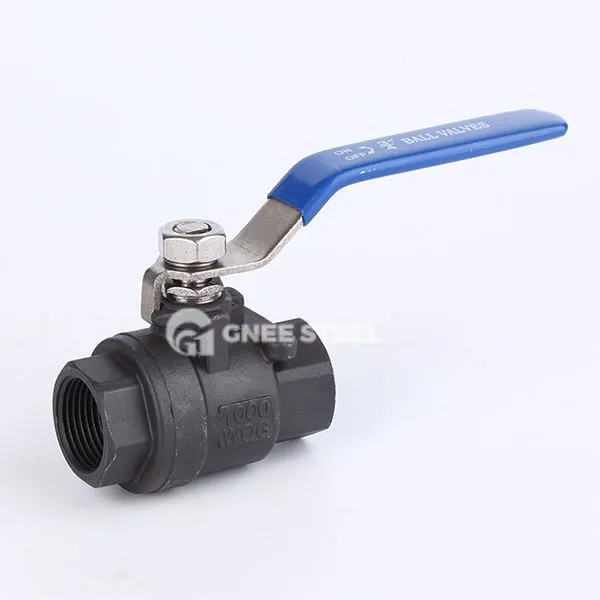 Vàlvula de bola d’acer de carboni de 2 peces