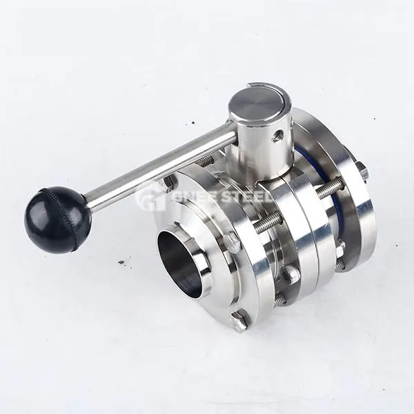 Vàlvula de papallona de 3 peces