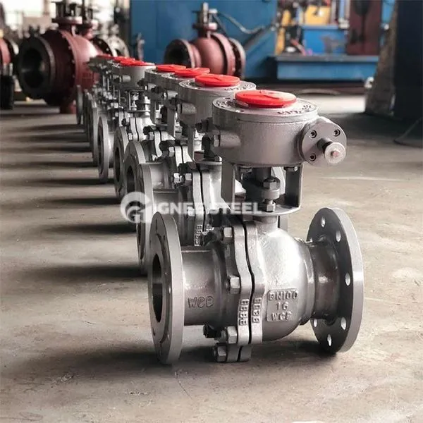 Extrem de la brida de la vàlvula de bola