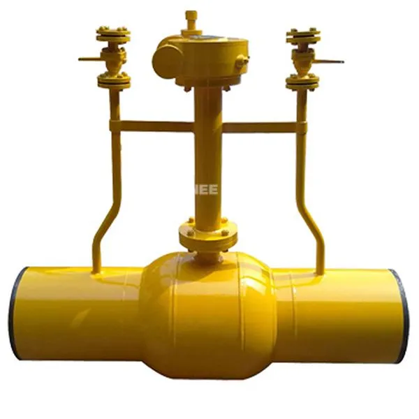 Vàlvula de boles completament soldades enterrades