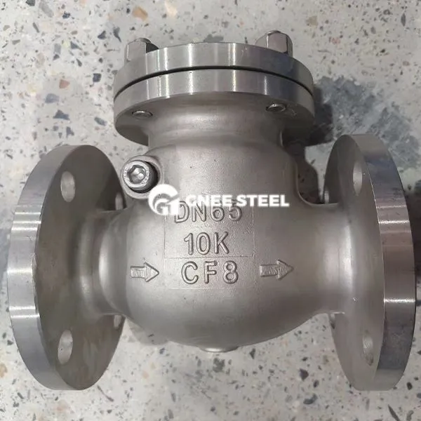 Vàlvula de control de swing ANSI 300 de carboni ANSI 300