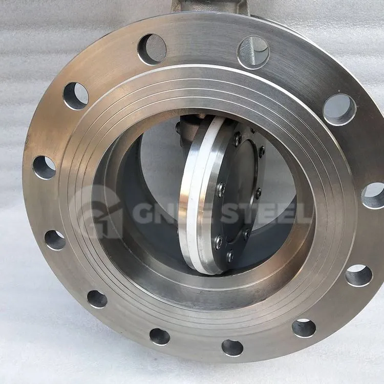 Vàlvula de papallona triple offset d'acer al carboni