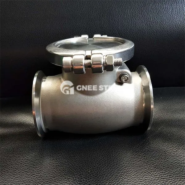 Vàlvules de control de swing d'acer de fosa