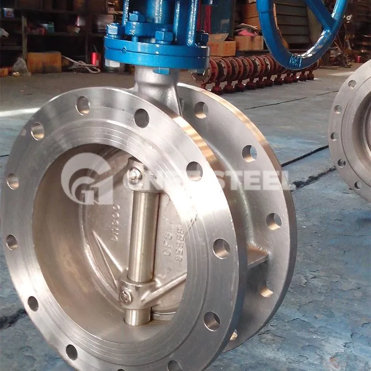 Vàlvula de papallona tipus hòstia d'acer fos