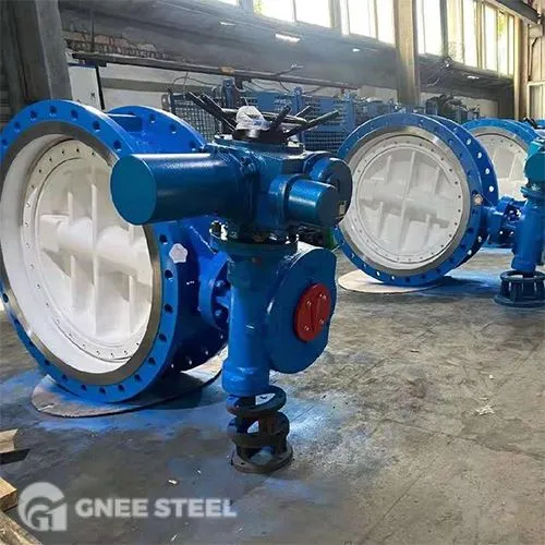 Vàlvula de papallona de segellat de la línia central