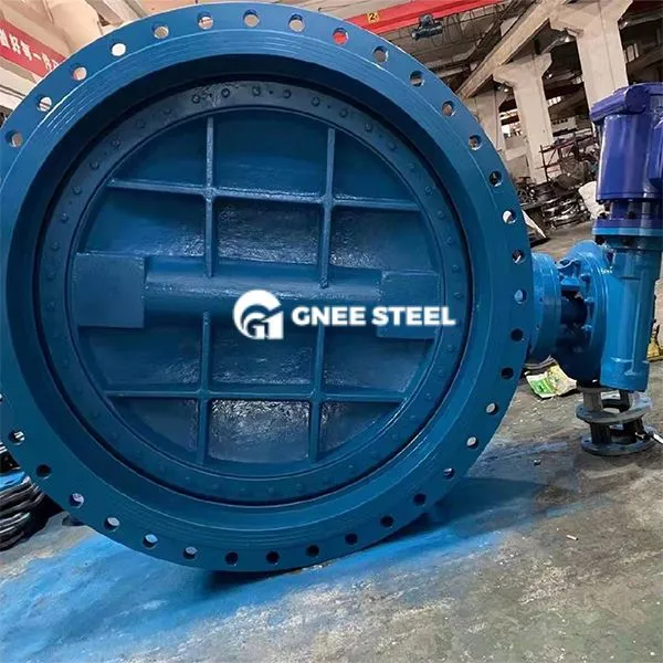 Vàlvula de papallona de doble cop de ferro dúctil