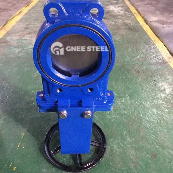 Vàlvula de porta de ganivet de ferro dúctil