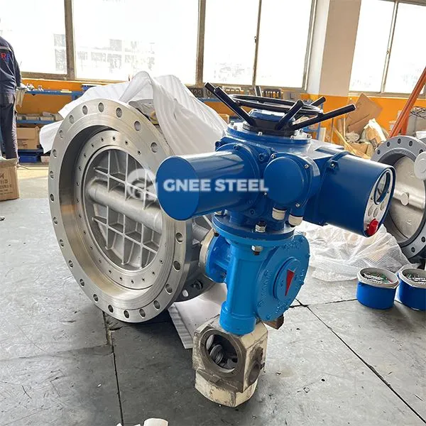 Vàlvules de papallona de triple desplaçament elèctric