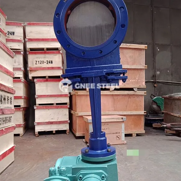 Vàlvula de porta de ganivet elèctric