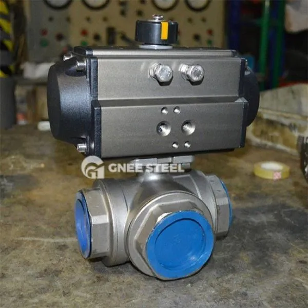 Vàlvula de bola d'alta pressió a 3 vies