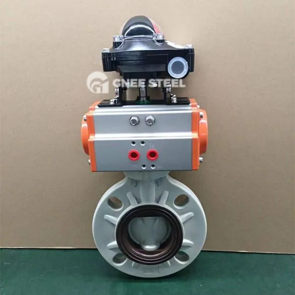 Vàlvules de papallona accionades pneumàtiques