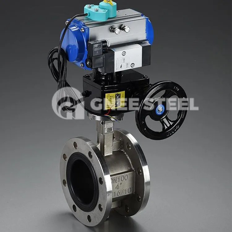 Vàlvula de papallona de control pneumàtic