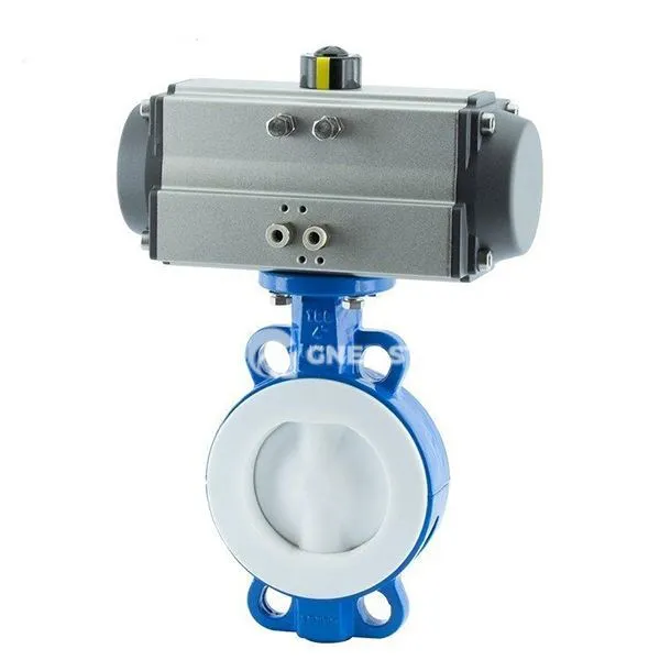 Vàlvula de papallona d’hòstia pneumàtica
