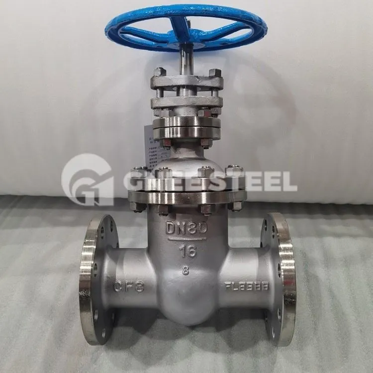 Vàlvula de compuerta metàl·lica de tija ascendent