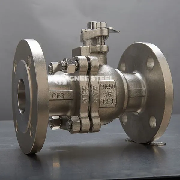 Vàlvules de bola flotant d'acer inoxidable