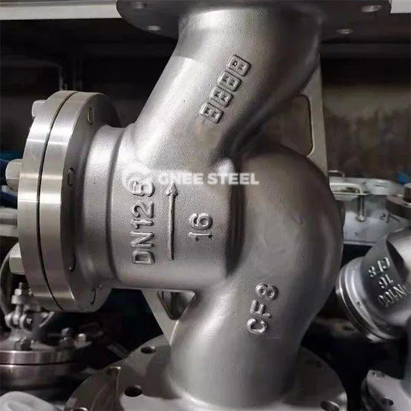 Vàlvules de control d'elevació d'acer inoxidable