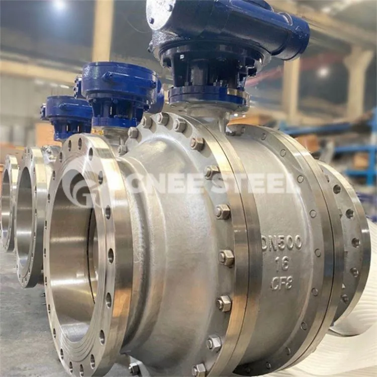 Vàlvula de bola Trunnion d'acer inoxidable