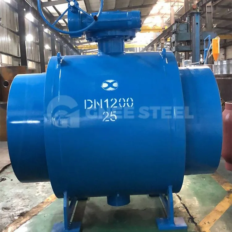 Vàlvules de bola Trunnion Cos totalment soldat